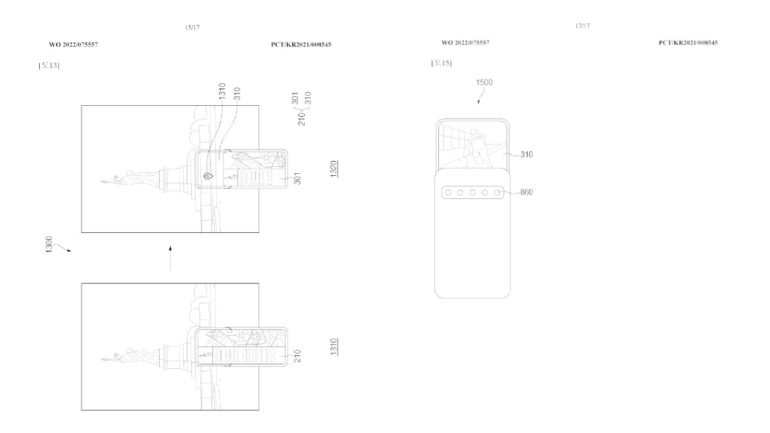 Samsung - rollable phone patent 3