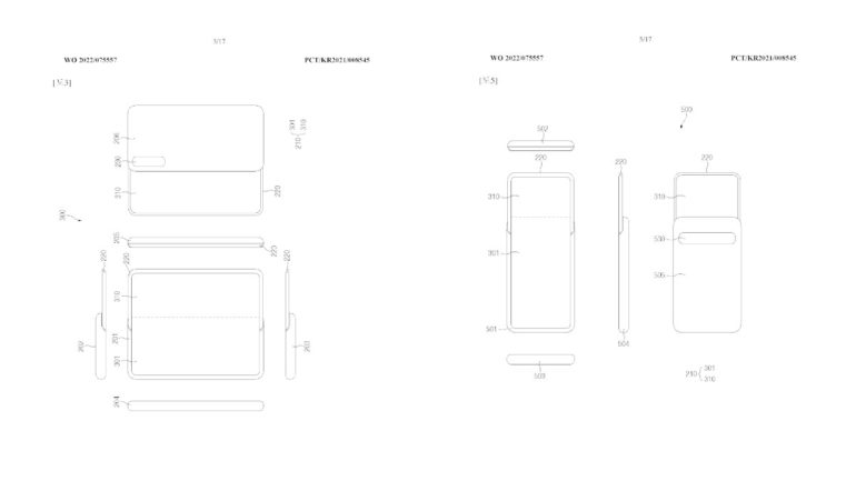 Samsung - rollable phone patent