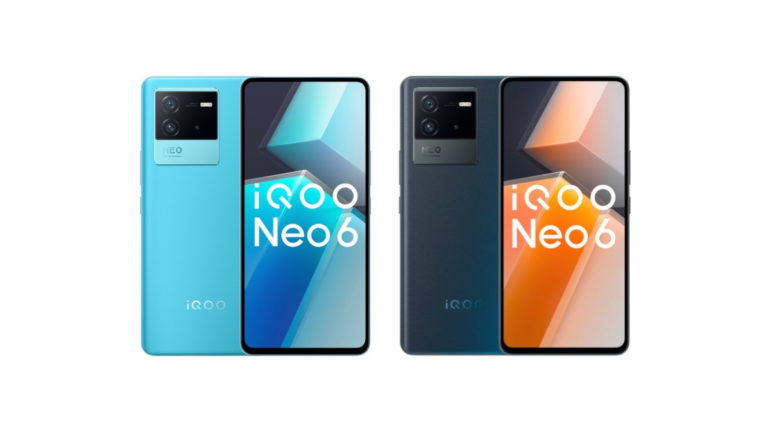 iQOO Neo6 launch - black and blue