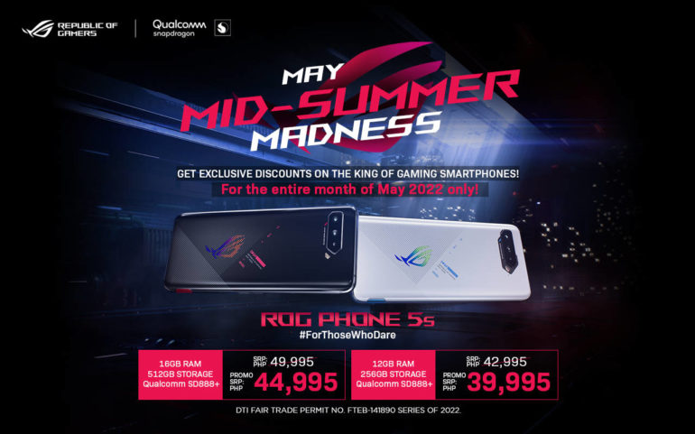 ASUS May Mid-Summer Madness Sale - ROG Phone 5s poster
