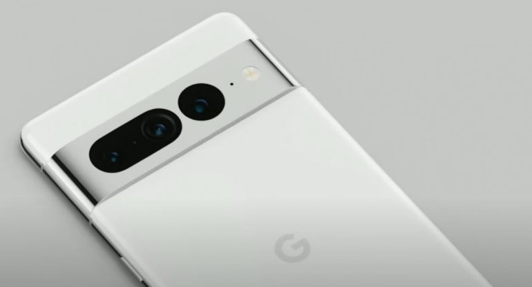 Google Pixel 7 Pro rear teaser