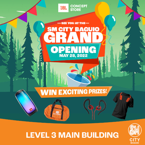 JBL Store Grand Opening - SM City Baguio - poster