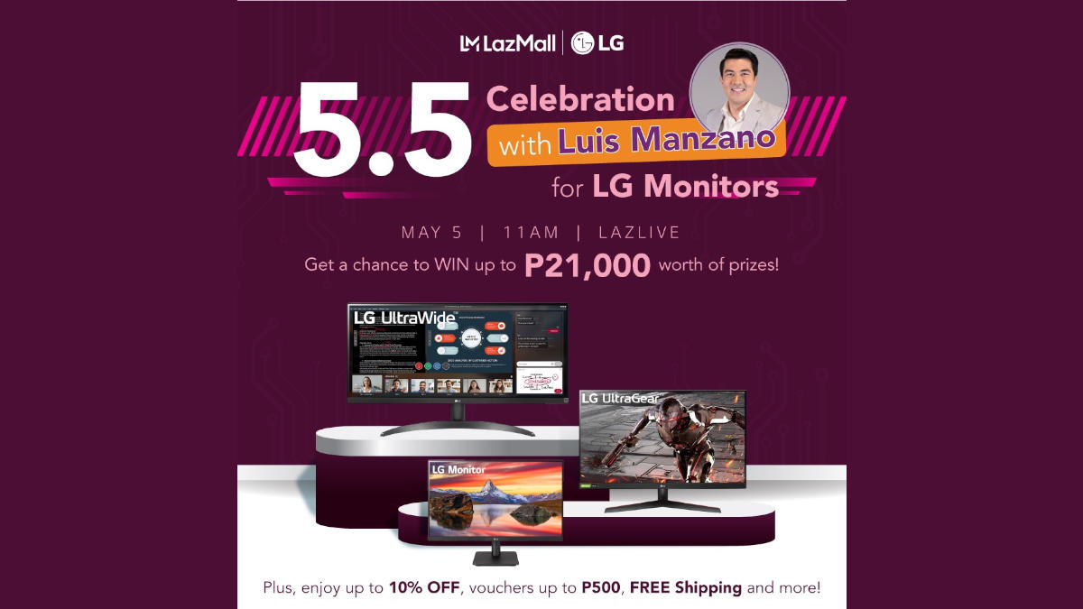 LG Monitors Madness Kicks Off this 5.5 on Lazada