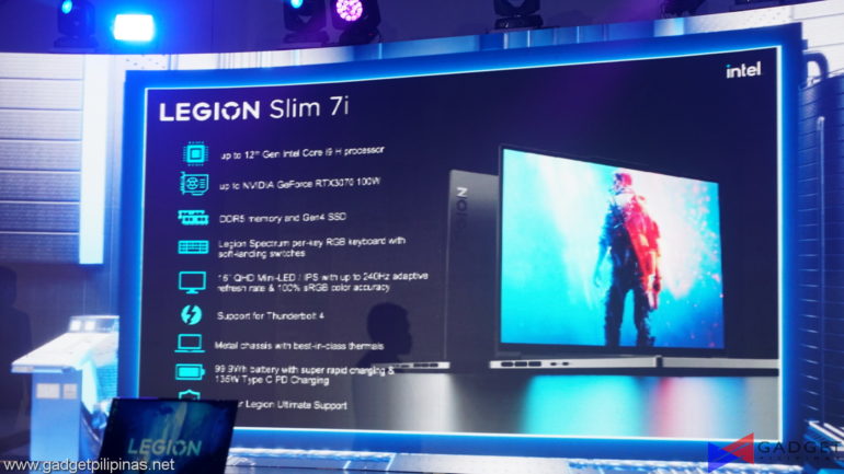Lenovo Legion Gaming Laptops 2022 PH Legion Slim 7i 2022 Philippines