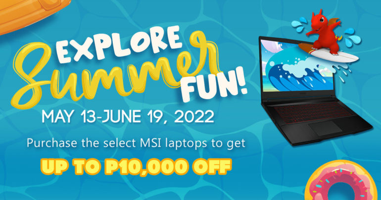 MSI Explore Summer Fun sale