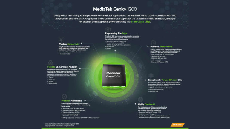 MediaTek Genio 1200 Infographic 0522