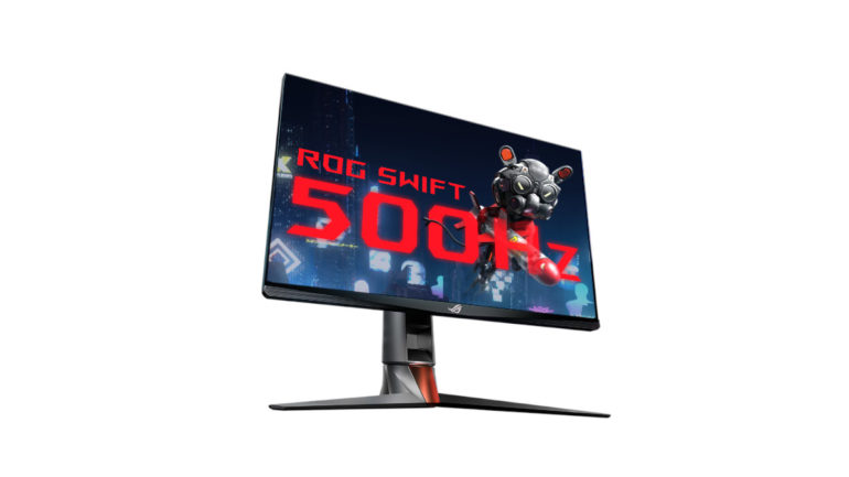 ROG Swift 500Hz gaming monitor launch
