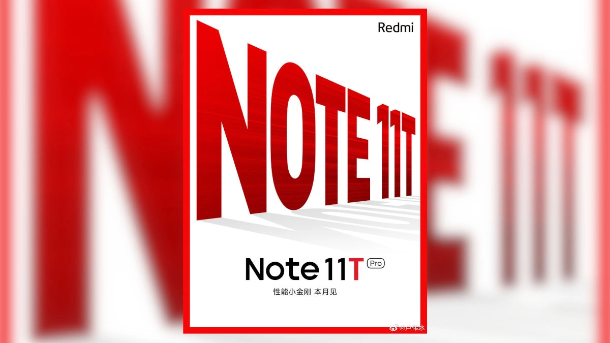 Redmi Note 11T Pro is Arriving This Month