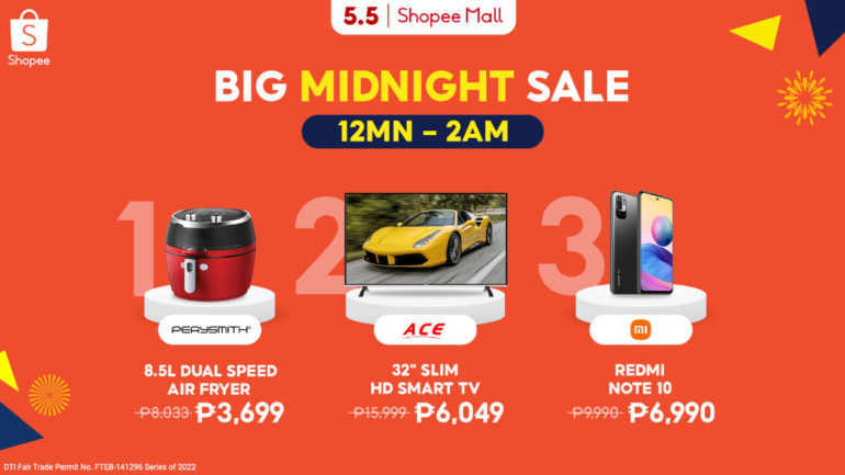 Shopee 5.5 Brands Festival - Big Midnight Sale