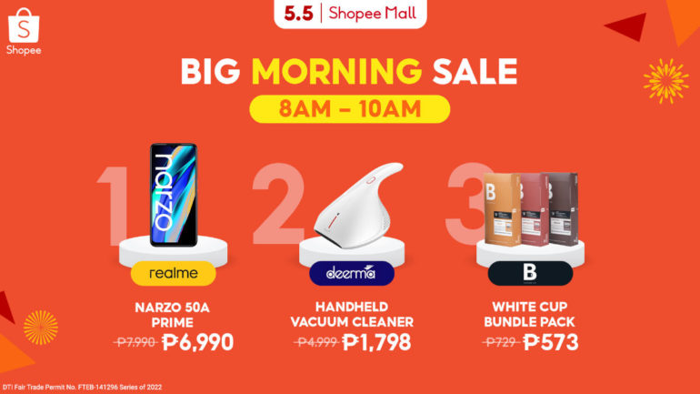 Shopee 5.5 Brands Festival - Big Morning Sale