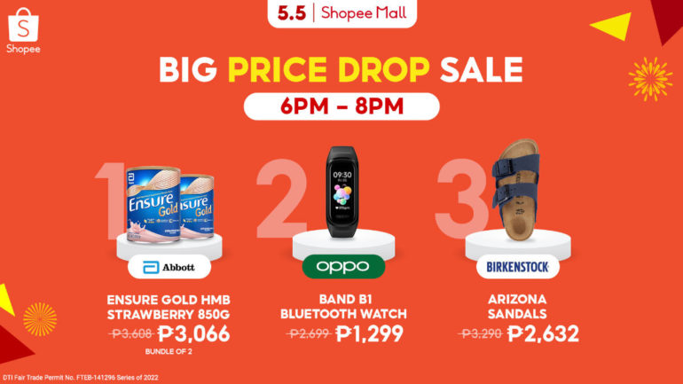 Shopee 5.5 Brands Festival - Big Price Drop Sale
