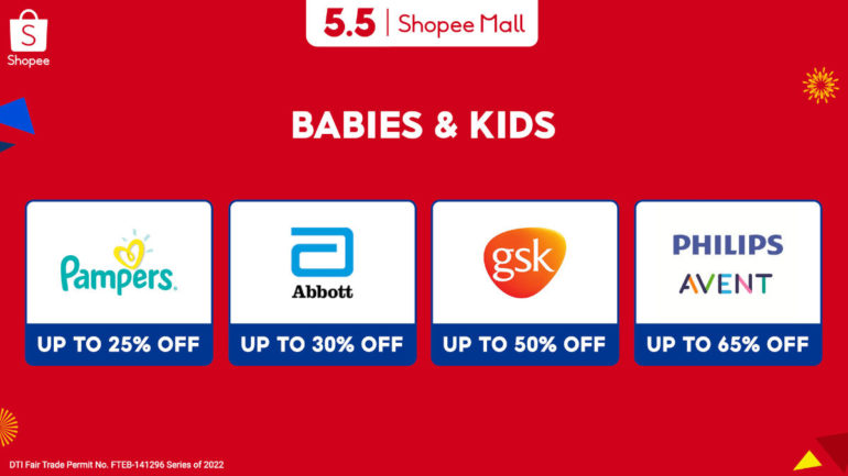 Shopee 5.5 Brands Festival ultimate guide babies and kids