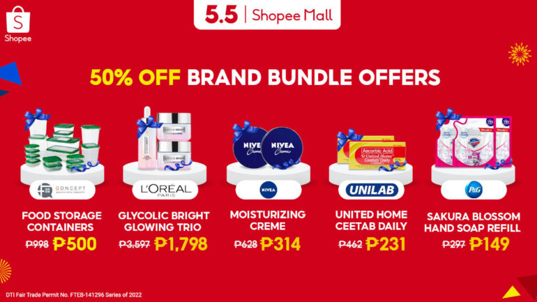 Shopee 5.5 Brands Festival ultimate guide - bundles