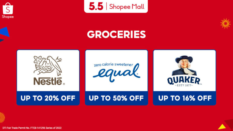 Shopee 5.5 Brands Festival ultimate guide - groceries