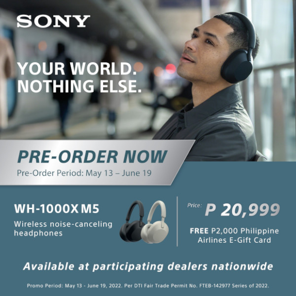 Sony WH-1000XM5 - pre-order Philippines
