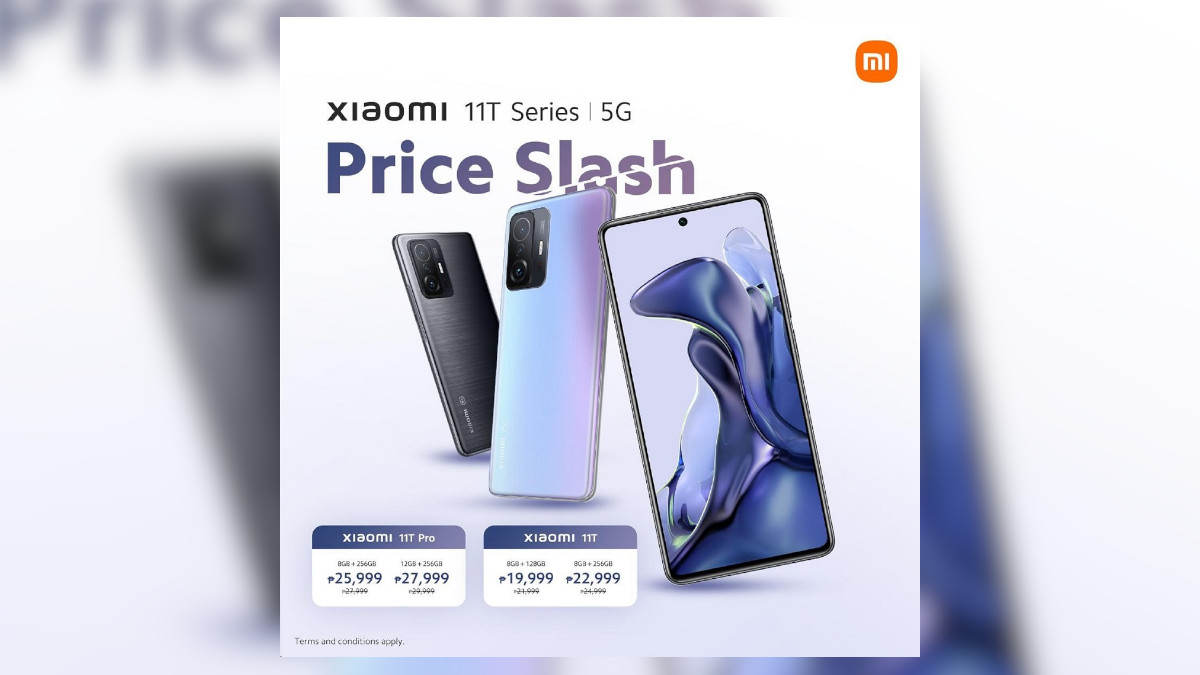 Enjoy PHP 2,000 Off the Xiaomi 11T Series with the Xiaomi Price Slash Promo
