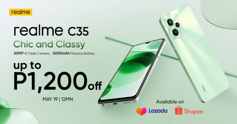 realme C35 PH launch Lazada and Shopee