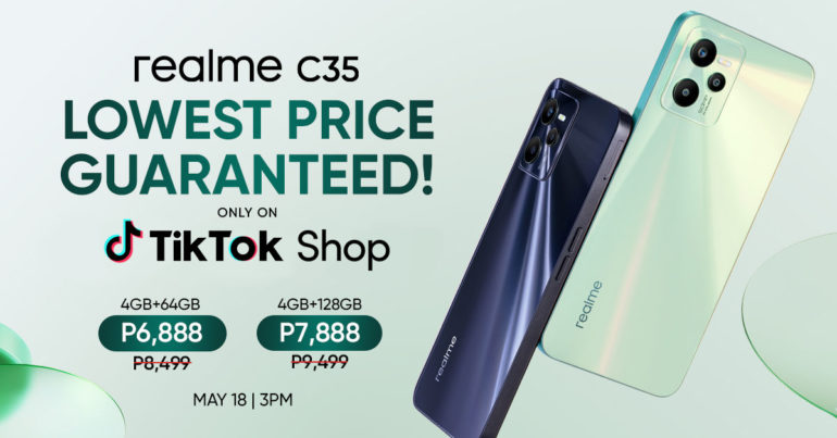 realme C35 PH launch - TikTok Shop PH price