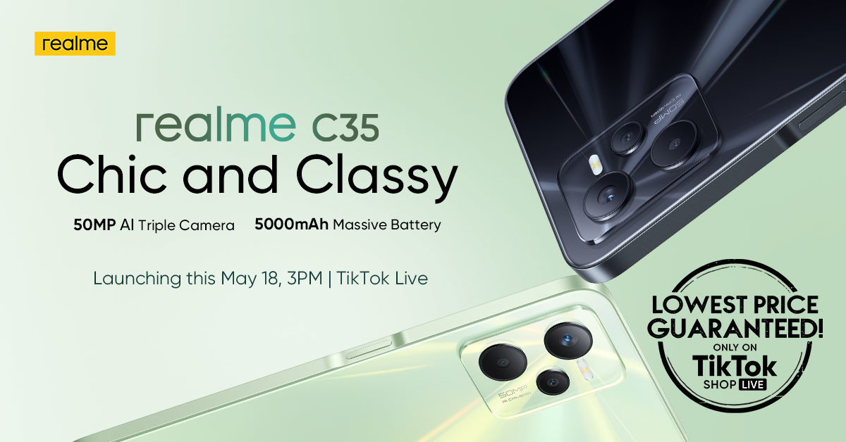 realme C35 Launches in PH on May 18