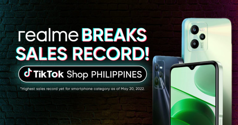 realme C35 - breaks TikTok Shop PH record