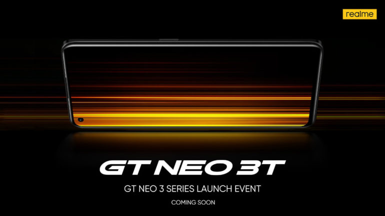 realme GT Neo 3T global launch soon