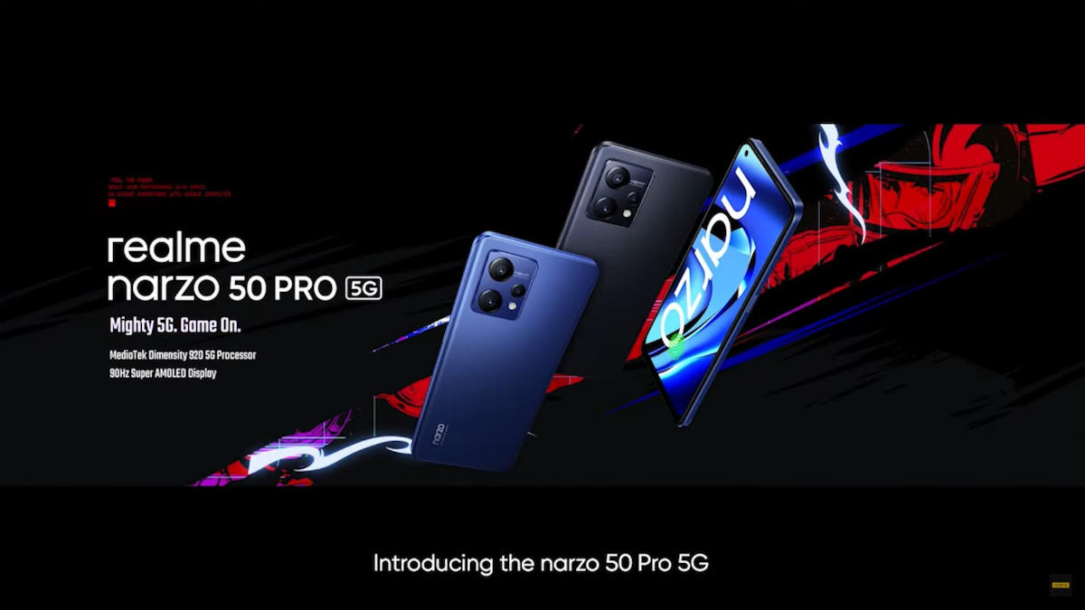 realme Narzo 50 5G Series Launched in India with Dimensity Chipsets