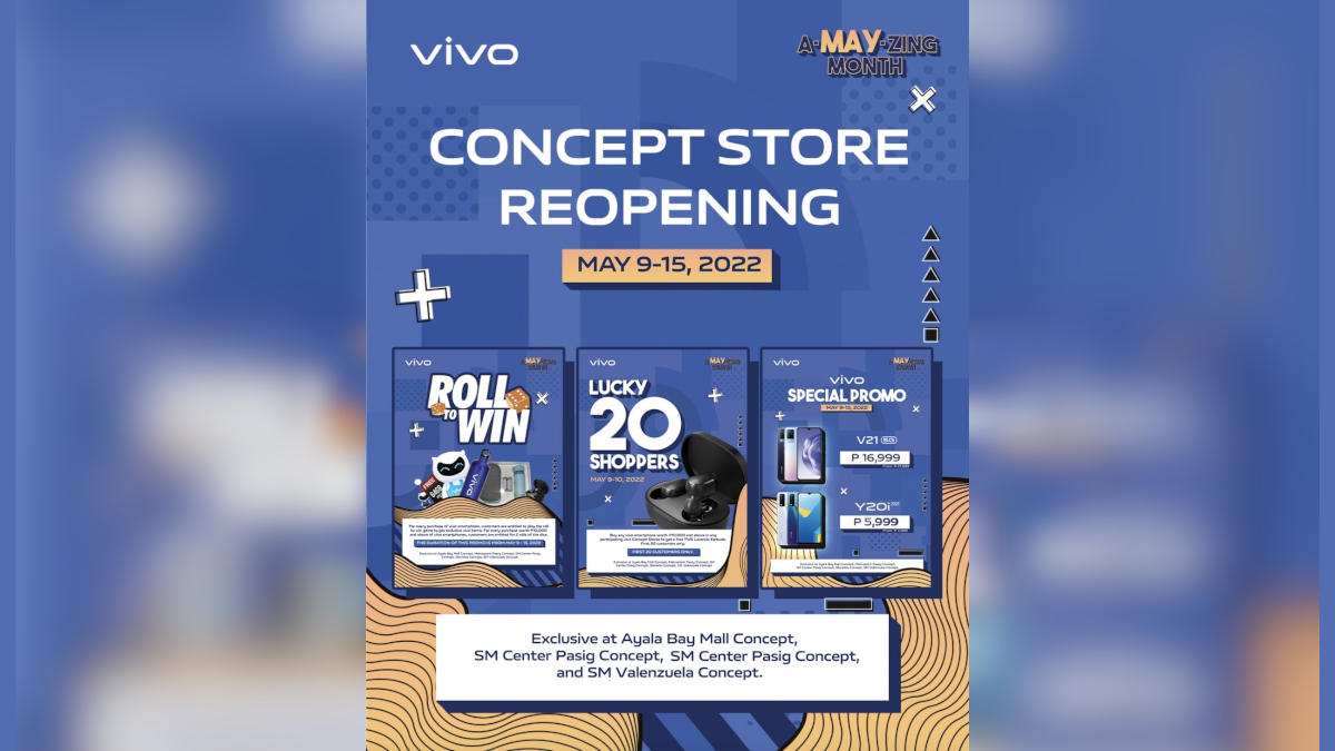 vivo Concept Store Reopening Promo Happening May 9 to 15