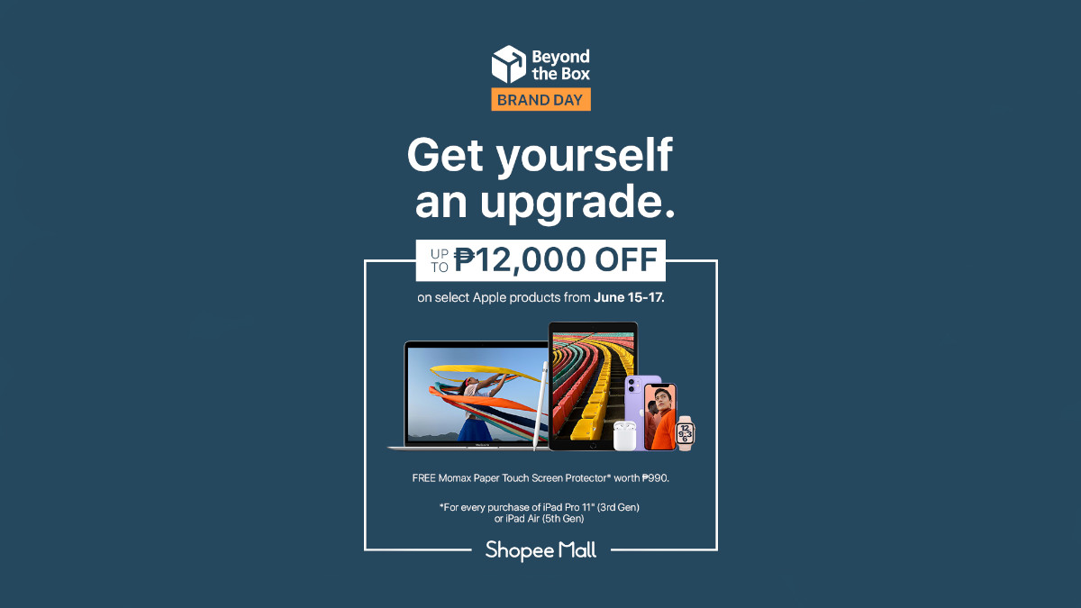 Save as Much as PHP 12,000 on Apple Devices at Beyond the Box Shopee Brand Day