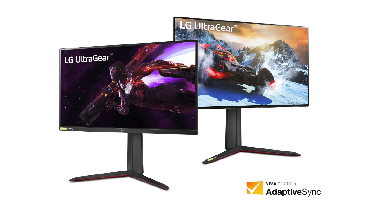 LG UltraGear Gaming Monitors First to Receive VESA AdaptiveSync Display Certifications