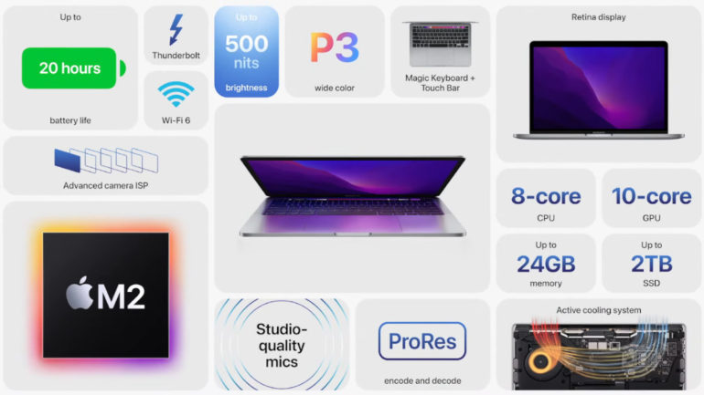 MacBook Pro M2 features