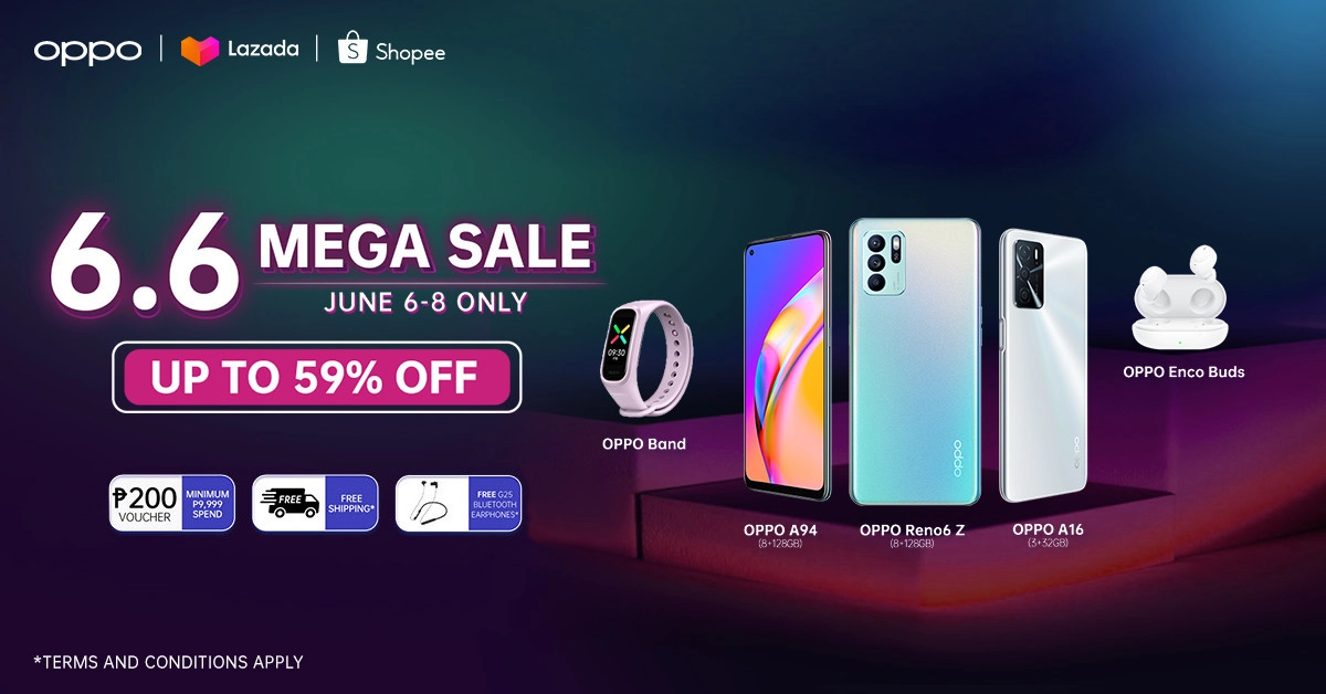 OPPO 6.6 Mega Sale Offering Up to 59% OFF