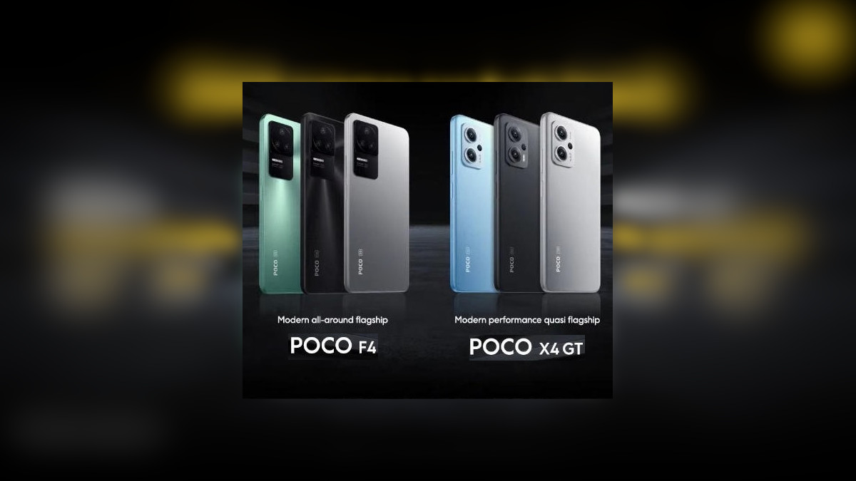 Poco X4 GT: Poco F4 5G, Poco X4 GT to debut globally on June 23
