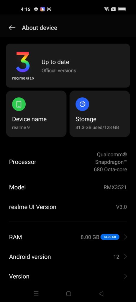 Realme 9 4G Review Android 12 Realme ui 3