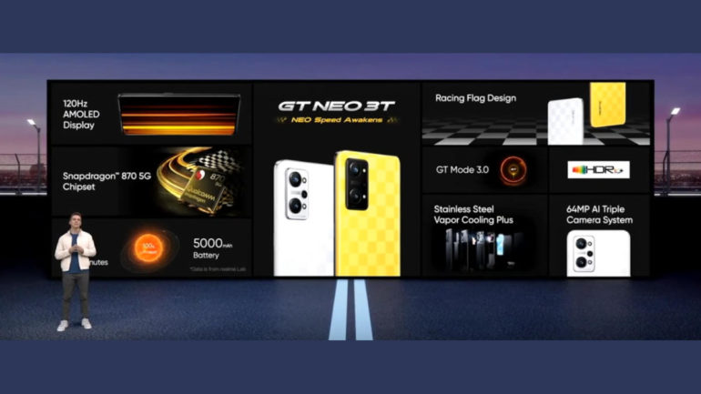 Realme GT Neo 3T Specs banner