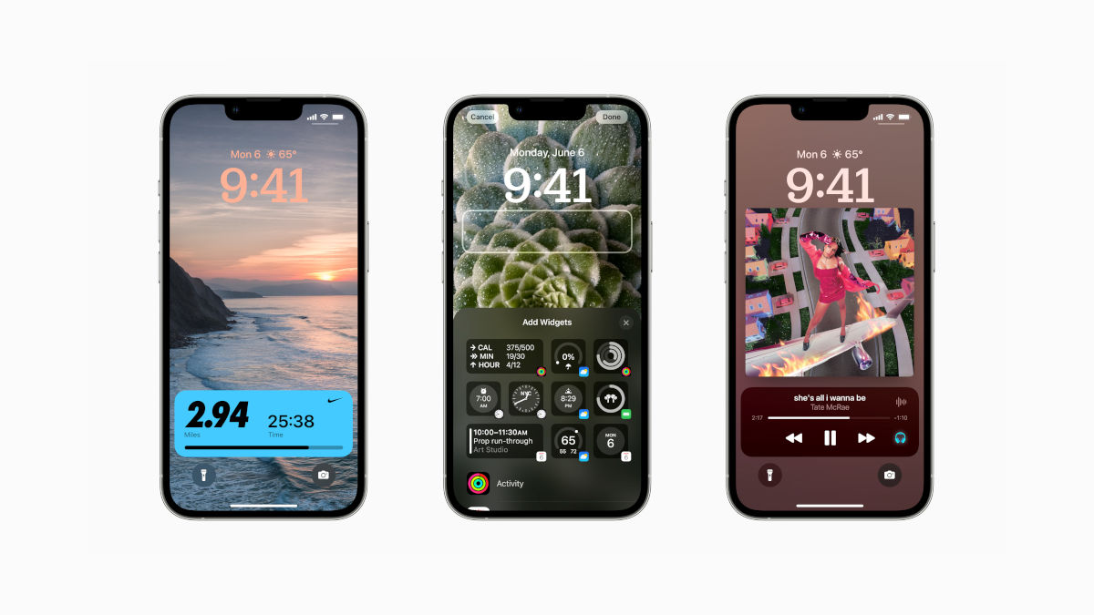 Apple Introduces iOS 16 with a New Lock Screen Experience