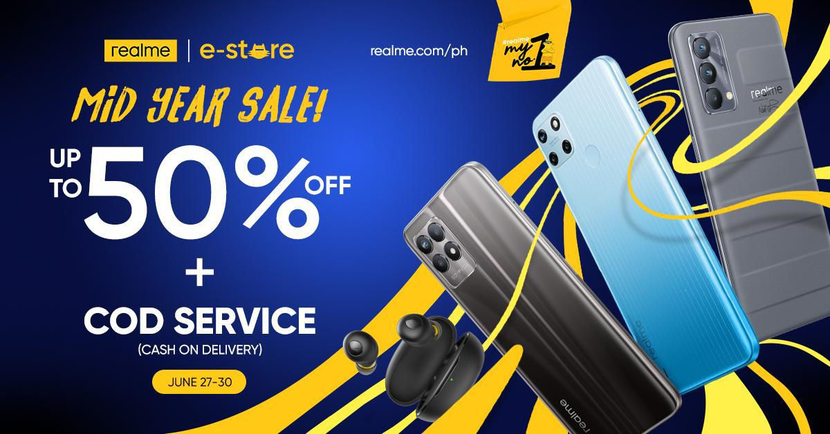 Get Up to 50% off on the realme Official E-store Mid-Year Sale until June 30