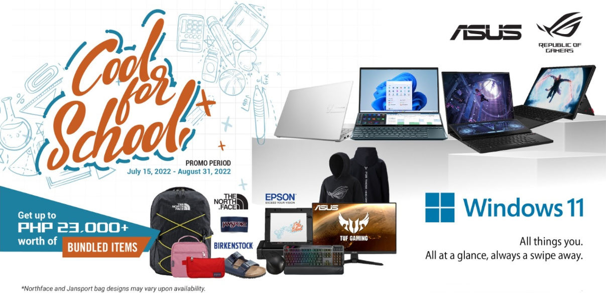 ASUS and ROG Philippines Announces the Cool for School 2022 Promo