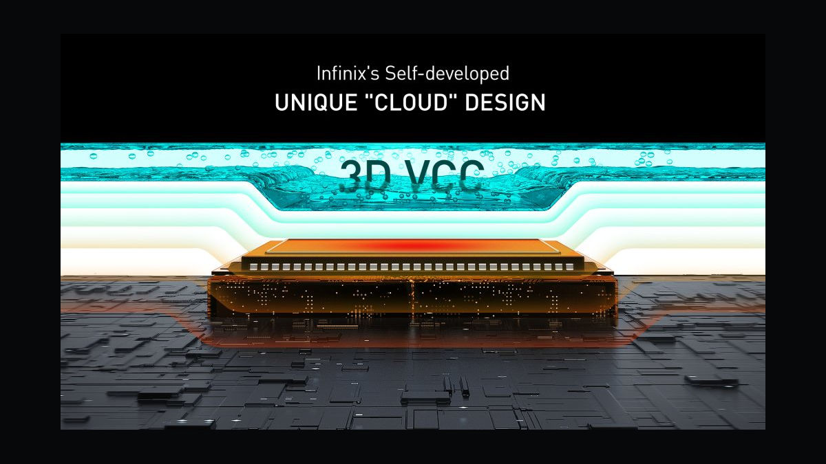 Infinix 3D Vapor Cloud Chamber Cooling Technology Introduced