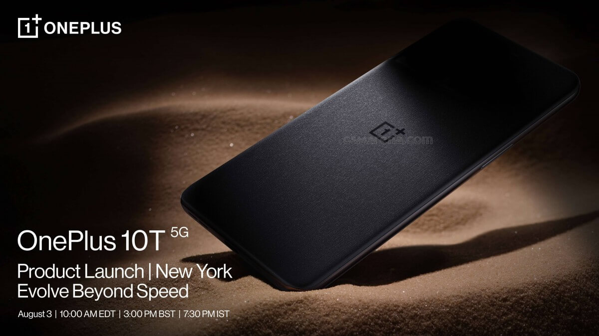 OnePlus 10T will be Introduced on August 3 alongside OxygenOS 13