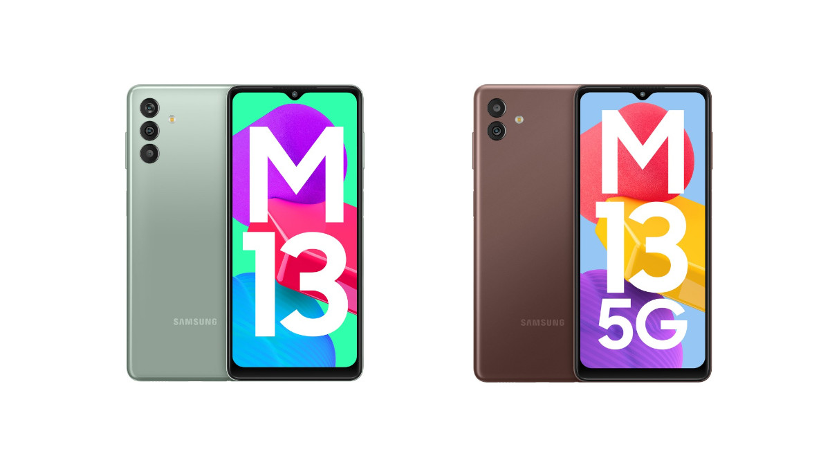 Samsung Galaxy M13 4G and M13 5G Launched in India