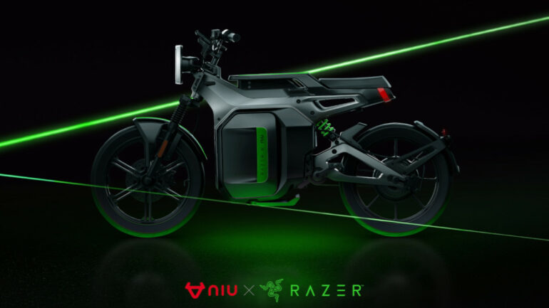 NIU x Razer SQi Edition Electric Scooter - side