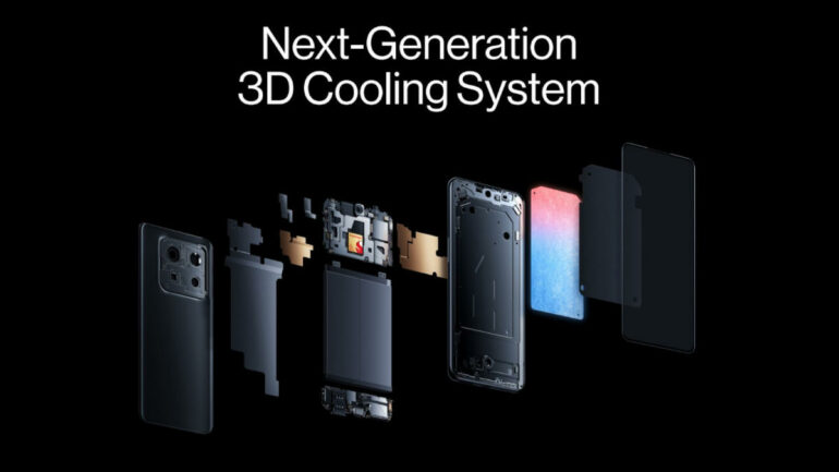 OnePlus 10T 3D cooling system