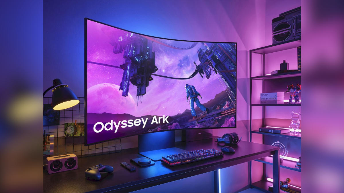 Samsung Odyssey Ark 55-inch Curved Monitor Unveiled with Cockpit Mode