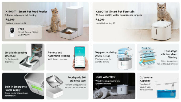 Xiaomi Smart devices Pet food feeder and fountain