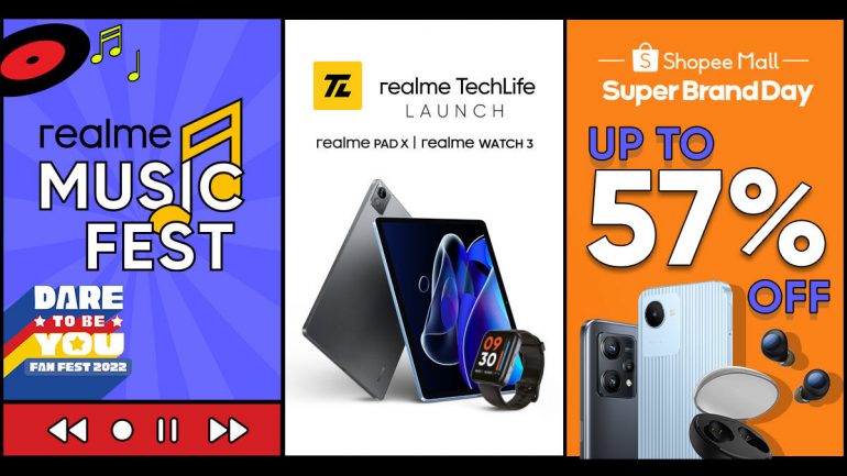 realme Shopee Super Brand Day Sale - Music Fest - August 26 festivities