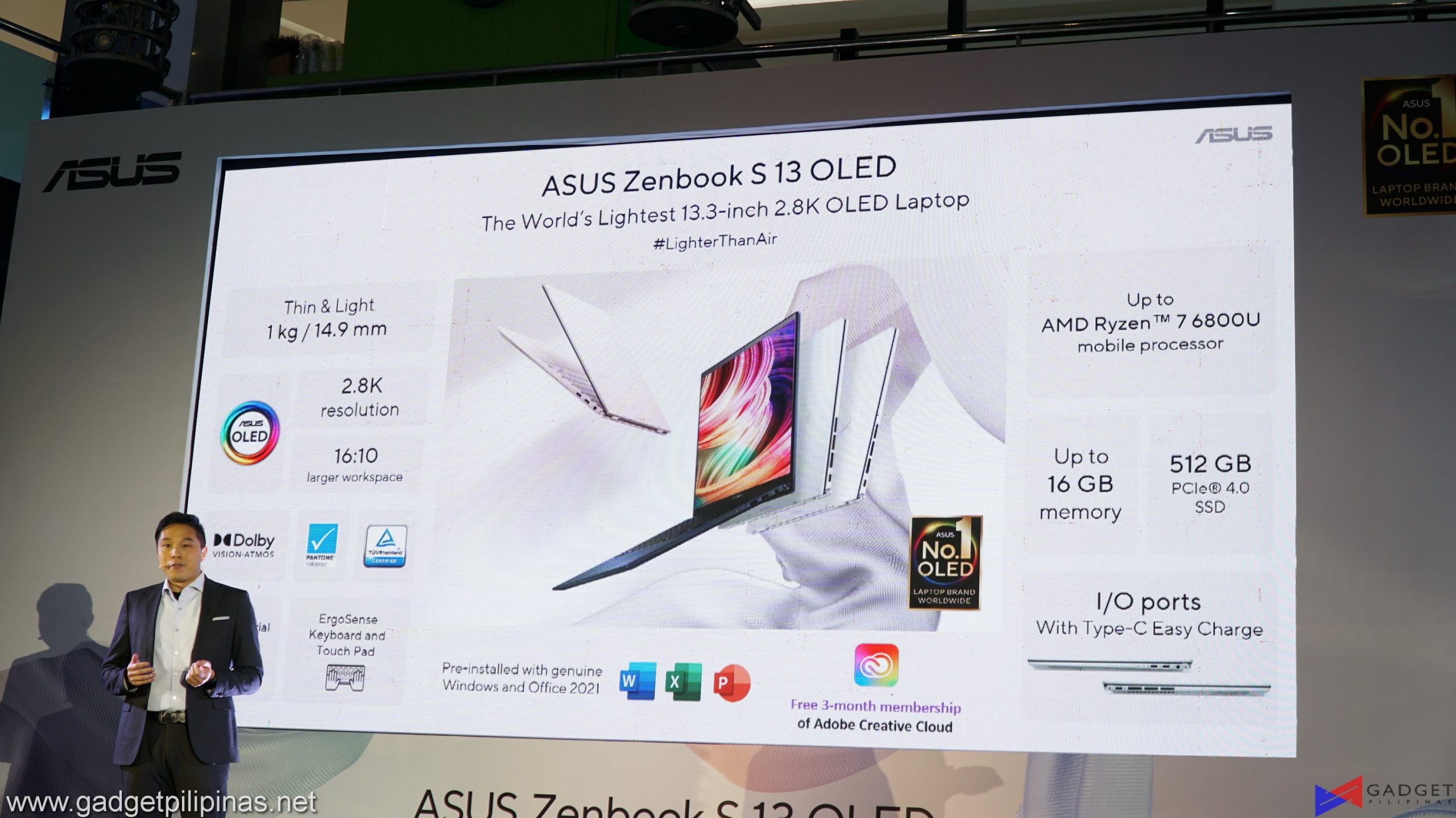 ASUS Zenbook S 13 OLED Launch: PH Specs, Config, and Price