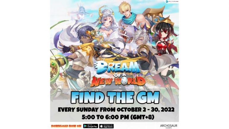 Dream of A New World In game Events Find the GM 1