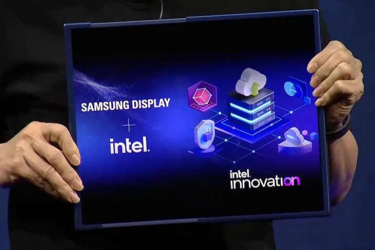 Intel - Samsung Display sliding PC - featured image