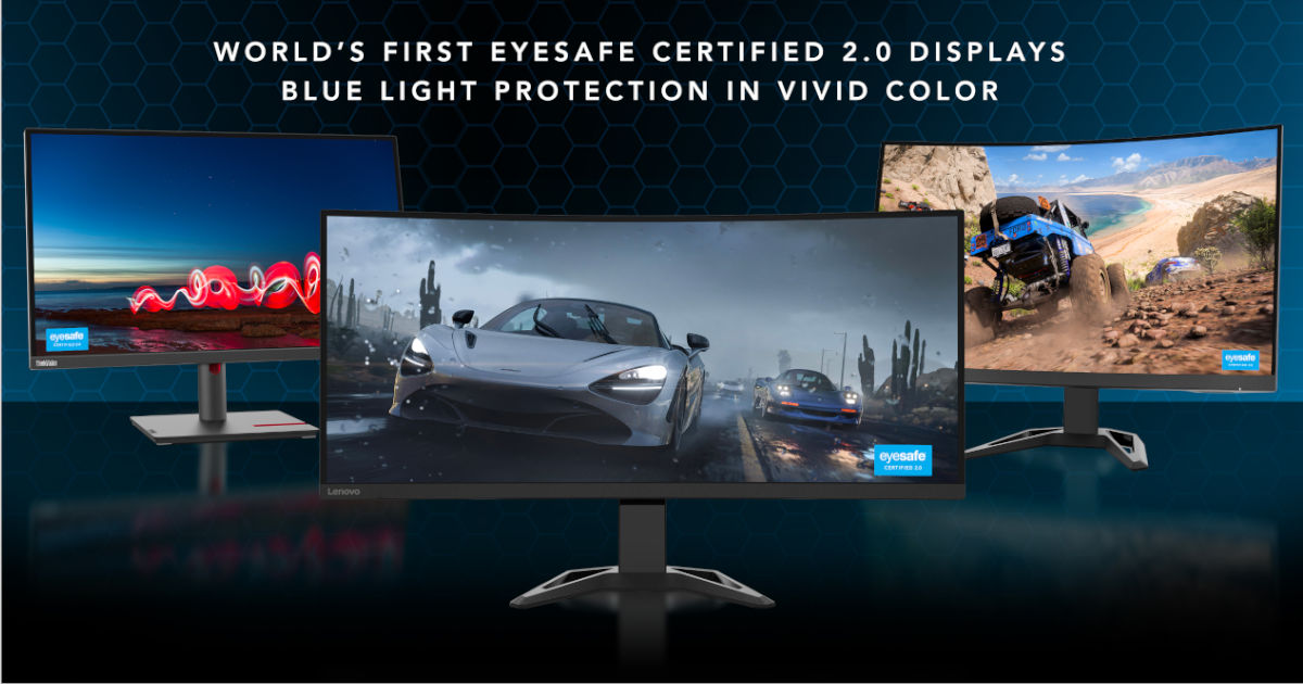 Three Lenovo Monitors are the World’s First Devices to Meet Eyesafe Certification Requirements 2.0