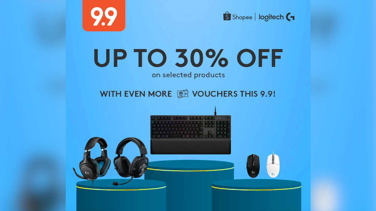 Give Yourself a Boost with Logitech G Gaming Gears at the Shopee 9.9 Sale
